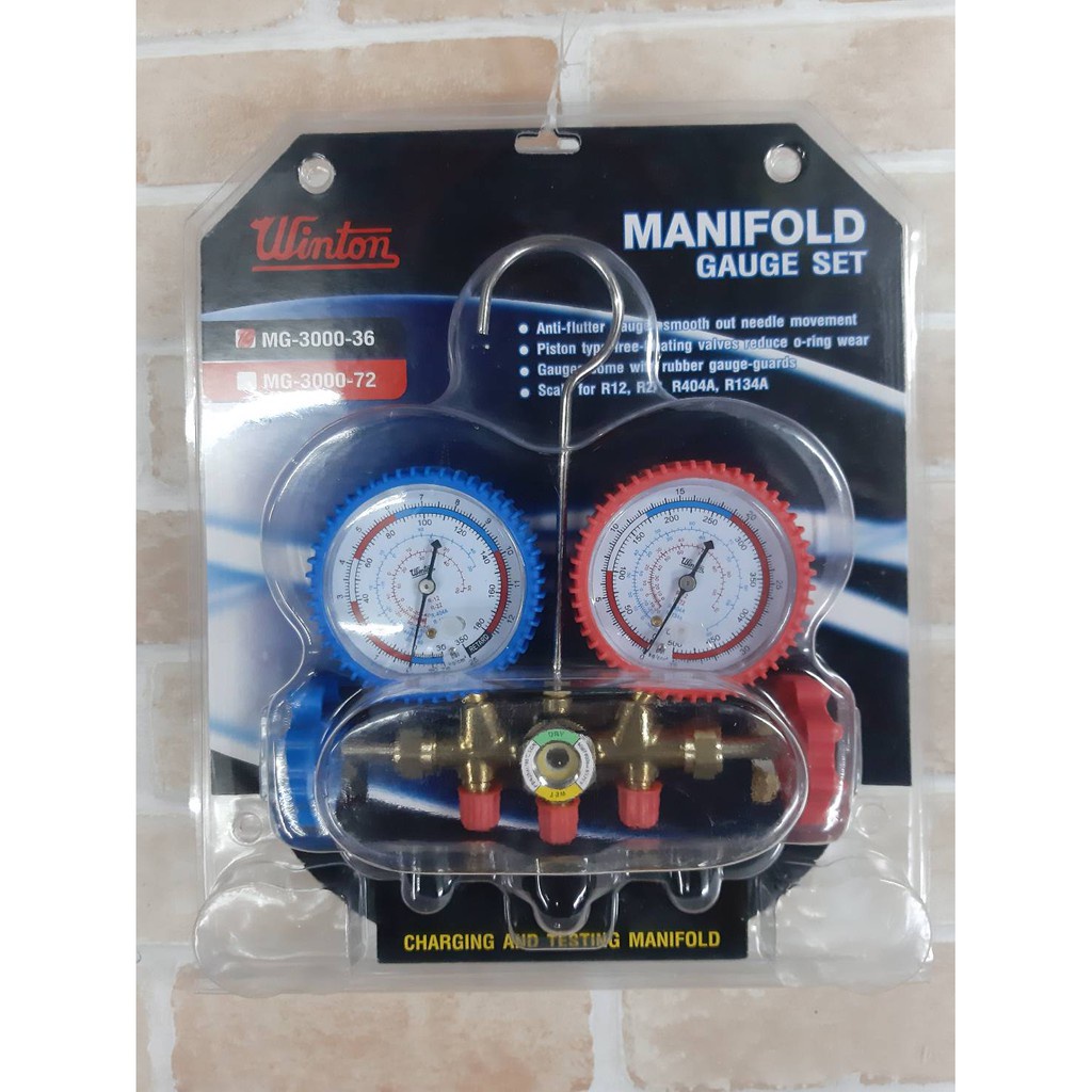 GP WINTON ชุดเกจ์ชาร์ตน้ำยาแอร์รุ่น MG-3000-72Ss