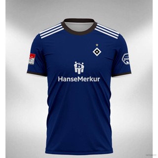 เสื้อยืดแขนสั้น ลายทีมชาติฟุตบอล NP2 2022-2023 Sv Away Hamburg Jersey พลัสไซซ์ PN2