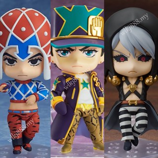 โมเดลฟิกเกอร์ Nendoroid JoJo S Bizarre Adventure Stone Ocean 1326 Risotto Nero 1851 Kujo Jotaro Change Face Anime Articulado ของเล่นสําหรับเด็ก