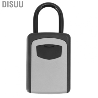 Disuu Security Key Lock Box  Aluminum Alloy Body High Strength Resettable 4 Digit Large  Key Lock Box Sturdy Weather Proof  for Indoor for House Keys