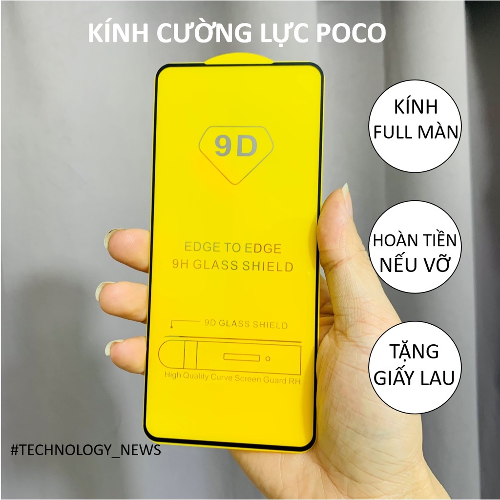 กระจกนิรภัย แบบเต็มจอ สําหรับ Xiaomi Poco C40 X3 Pro X3 NFC F4 GT F3 M4 Pro 5g X Pro 5g m3 X3 GT M5 X5 SRBS