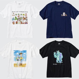 Uniqlo Pixar Pixar เสื้อยืดแขนสั้น พิมพ์ลาย Buzz Lightyear Monsters University สําหรับผู้ชาย