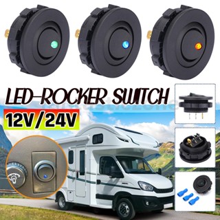 Fantasticzone Campervan สวิตช์ไฟ LED 12V 24V สําหรับเรือคาราวาน บ้าน