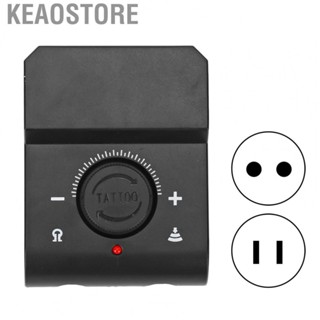 Keaostore Black Tattoo Machine Power Supply Professional  Mini Tattoo Machine  Portable  Tattoo Power Supply 90-250V e