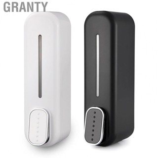 Granty  Box  Transparent Window Press Manual Soap Dispenser 300ml Wide Button  for Home