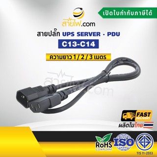 สายไฟ AC สายปลั๊ก UPS PDU 3x0.75sqmm. มีกราวด์