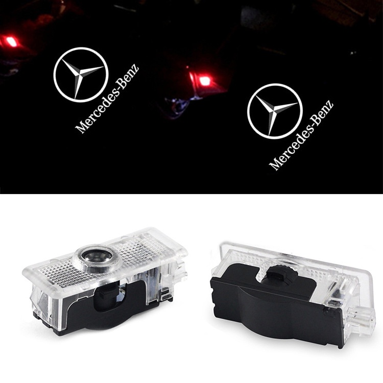 ไฟโปรเจคเตอร์เลเซอร์ led ดัดแปลง สําหรับติดประตูรถยนต์ Benz led Welcome Light CLA CLS A207 C207 1 ชิ้น