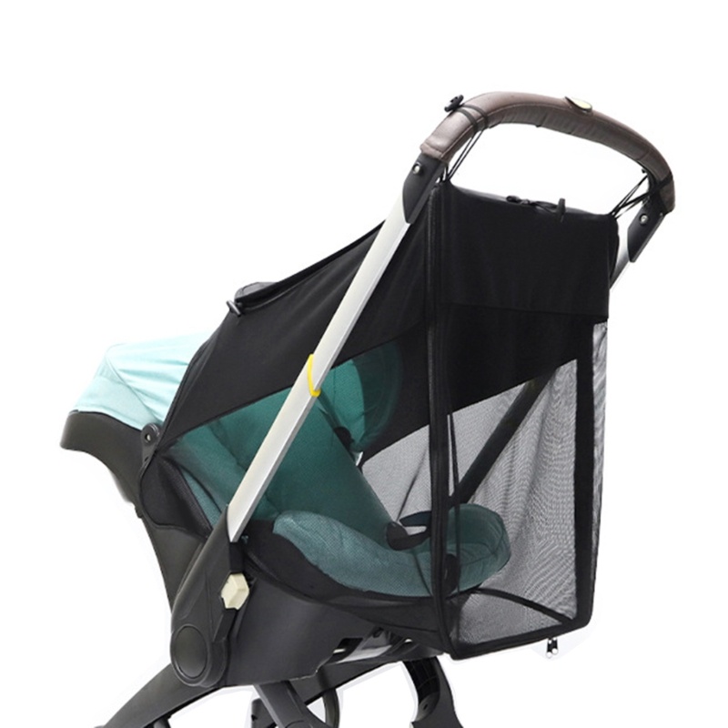 Perfect AntiUV Pram Sunshade Cover Carseat Bug-Netting Stroller Canopy สําหรับ Doona-carseat