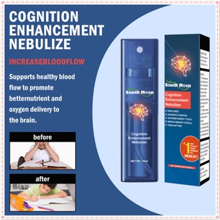 South Moon Cognitive Enhancement Nebulizer ปรับปรุงความสนใจบรรเทาความเมื่อยล้าของสมองความดันสนับสนุนสมองสุขภาพส่วนบุคคล Body Care สเปรย์1Pc 10Ml JOYFEEL