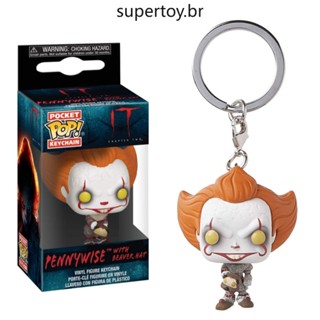 Funko Pop! พวงกุญแจ: It 2 - Pennywise with Beaver Hat