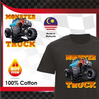 Mp X MONSTER TRUCK MOTORSPORTS เสื้อยืดคอกลม ผ้าฝ้าย 100% พิมพ์ลาย BAJU LELAKI D-22