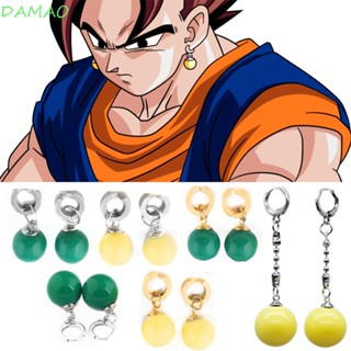 Damao ต่างหูคอสเพลย์ คลิป สีเขียว Zoro Potara Black Son Goku Takerlama Dragonball Zamasu