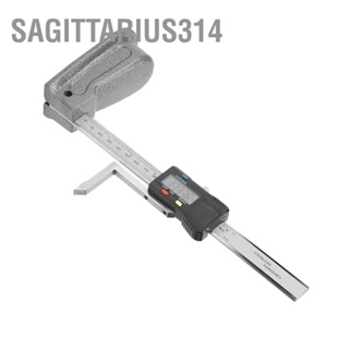 Sagittarius314 0-150 มม. ดิจิตอลเกจวัดความลึกของรูรับแสงที่มีความแม่นยำสูงพร้อมฐานสแตนเลส