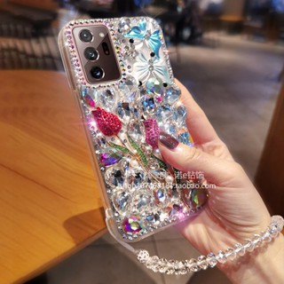 เคสโทรศัพท์มือถือ ลายดอกกุหลาบคริสตัล หรูหรา สําหรับ Samsung Galaxy A71 A51 A31 A11 A32 A22 A12 A02 A02s