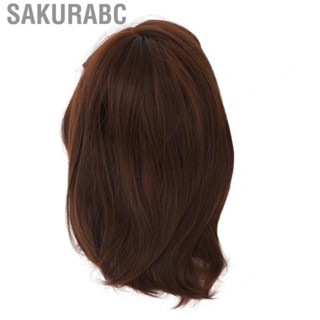 Sakurabc Wig Headgear  High Temperature Synthetic Hair Good Lining Human Hair Wigs Fixing  for Cosplay