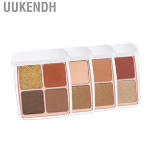 Uukendh Eyeshadow Palette 4 Colors High Pigmented Long Lasting Matte Glitter  Cosmetics Gift for Women