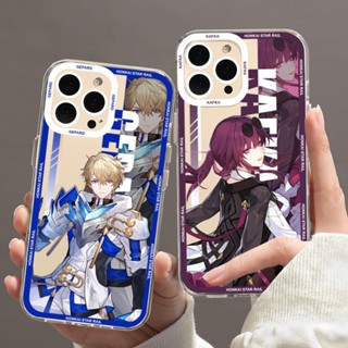 เคสโทรศัพท์ซิลิโคน TPU ใส แบบนิ่ม ลาย Honkai Star Rail Gepard Bronya Kafka Clara สําหรับ Samaung Galaxy A04S A13 A12 5G A03S A03 A02 A10 A11 A22 4G