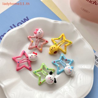 Onelady กิ๊บติดผม ลายการ์ตูน Hello Kitty Melody Cinnamoroll Pochacco Pompompurin BB ของขวัญ สําหรับเด็กผู้หญิง