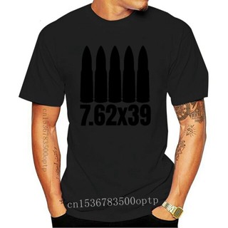 เสื้อยืดผ้าฝ้าย พิมพ์ลาย Bold 7 62 X Ammo Ak 47 Sks Vz 58 Ammunition 4XL 5XL 6XL สําหรับผู้ชาย