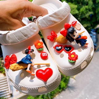 จี้กระดุม ลาย Kikis-Delivery-Service Cros DIY อุปกรณ์เสริม สําหรับตกแต่ง 10 ชิ้น#