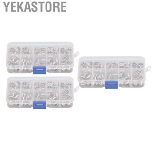 Yekastore Brooch Buttons  Shirt Brooch Buttons 3 Boxes 150pcs  for Women