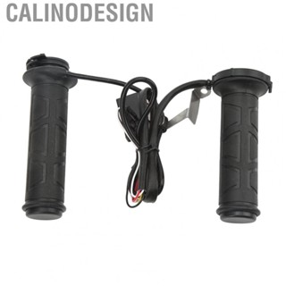 Calinodesign Electric Bike Heated Handlebar  Black Hand Grips Efficient High Temperature Resistant for Modification