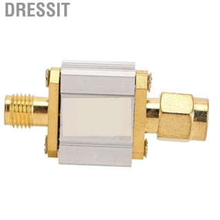 Dressit 1400MHz High Pass Filter  RF Coaxial LC Filter 24K Gold Plated Structure Improve Signal To Noise Ratio Compact Sturdy  for Electronic Engineering