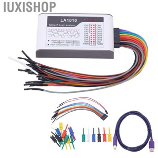 Iuxishop 16 Channel Logic Analyzer With 20PCS 6 Colors Test Hook  Set USB Interface