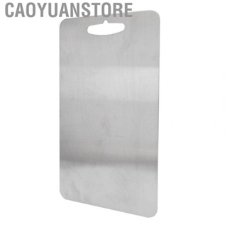 Caoyuanstore Stainless Steel Cutting Board  Anti‑bacterial No Residue Cutting Board  for Kitchen for Camping