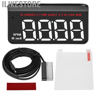 Ilikestore Car HUD Display OBD2 Smart Gauge Overspeed Alarm for Upgrade