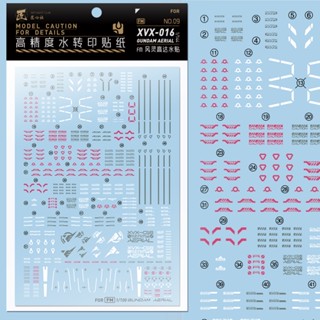 Artisans club FM FULL MECHANICS AERIAL FM09 สติกเกอร์รูปลอกสไลด์น้ํา