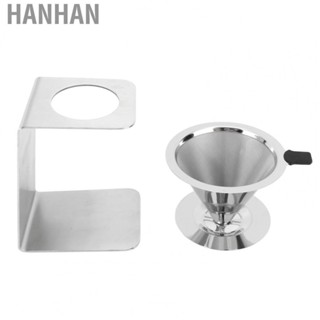 Hanhan Coffee Filter Cup Holders  Cone Coffee Dripper Portable Easy To Use  for Home