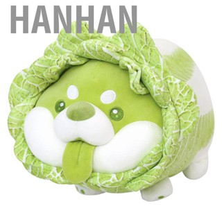 Hanhan Vegetables Dog Hugging Pillow Cute Soft Decorative Cabbage Dog  Toy for Home