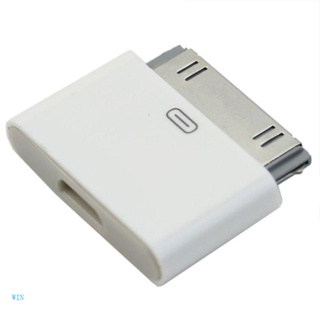 Win อะแดปเตอร์แปลงสายชาร์จ 4 4S Micro USB Female To 30 Pin Male