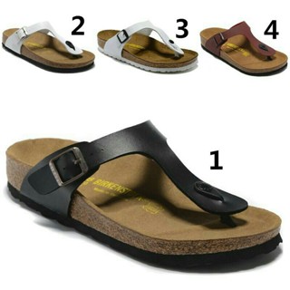 Birkenstock Florida รองเท้าแตะลําลอง พื้นไม้คอร์ก เหมาะกับเดินชายหาด สําหรับผู้ชาย และผู้หญิง