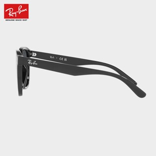 Rayban แว่นตาขับรถ 0RB4392D 601/87 กรอบสีดํา เลนส์สีเทาเข้ม