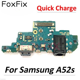 บอร์ดชาร์จ PCB พอร์ต USB แบบเปลี่ยน สําหรับ Samsung Galaxy A52S A528B A528 4G 5G