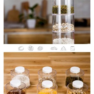 6 Spice Jar Tower Spin Carousel Design Herb Spices