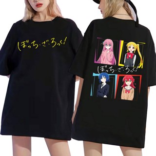 เสื้อยืด พิมพ์ลายกราฟิก Hitori Gotoh Yamada Ryo Kita Ikuyo Ijichi Nijika ขนาดใหญ่ สําหรับผู้ชาย