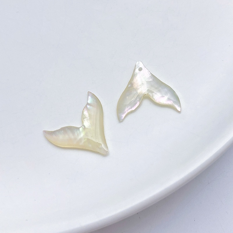 จี้หอยเป๋าฮื้อธรรมชาติ คริสตัล รูปหางปลา ขนาดเล็ก สําหรับทําเครื่องประดับ สร้อยคอ สร้อยข้อมือ diy - รูปที่ 4