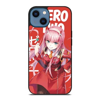 เคสโทรศัพท์มือถือ กันกระแทก ลาย Zero Two Darling in the Franxx สําหรับ IPhone 14 Plus 13 Pro Max 12 Mini X