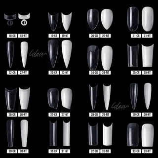 เล็บ PVC เล็บปลอม แบบถุง 500 ชิ้น / 600 ชิ้น มีความยืดหยุ่น ไม่แตกหักง่าย พร้อมส่ง!