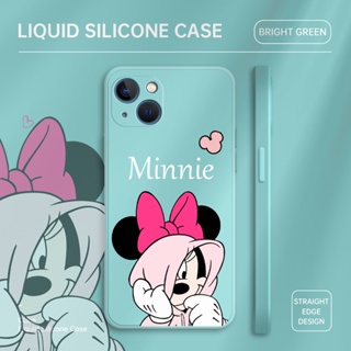 เคสโทรศัพท์ซิลิโคน TPU แบบนิ่ม ลายการ์ตูนมินนี่ ป้องกันเลนส์ สําหรับ Realme 5 5i 5s 6i 6 Pro 7i 7 Pro 8s