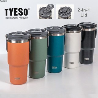 Ready Tyeso กระติกน้ำเก็บความร้อน Car Cup Vacuum Insulated Bottle Stainless Steel Coffee Cup Serein