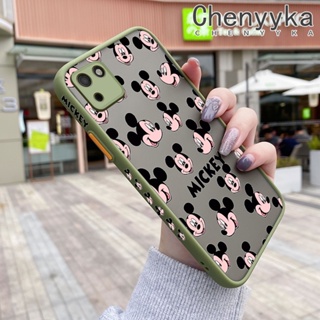 สําหรับ Huawei Y5P เคส เต็มจอ เมาส์ ฝ้า ใส ขอบสี่เหลี่ยม เคส รูปแบบ ซิลิโคน กันกระแทก เคสนิ่ม