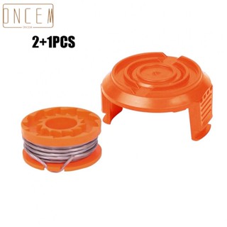 【ONCEMOREAGAIN】Spool &amp; Line Parts Plastic Replacement Strimmer Trimmer 2pcs FAST POST