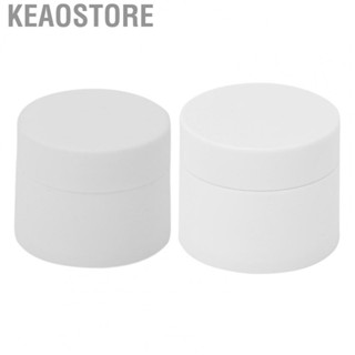 Keaostore Empty Cosmetic Containers   Jars Small Double‑layer Bottom Arc Design Portable for Makeup