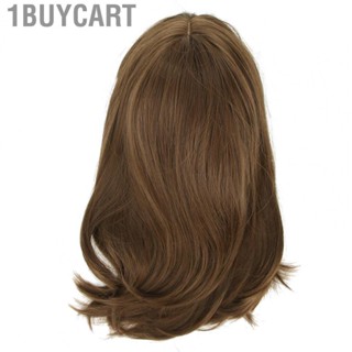 1buycart Brown Hair Color Wig  Natural Look Short for Parties Halloween Role Play