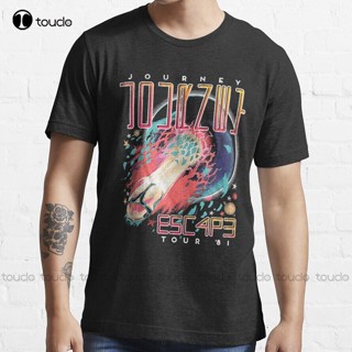 เสื้อยืด พิมพ์ลายเอเลี่ยน Escape Tour 81 Journey ขนาดใหญ่ สําหรับผู้ชาย และผู้หญิง