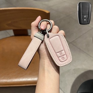 เคสกุญแจรีโมทรถยนต์ แบบหนัง คุณภาพสูง สําหรับ Toyota Rav4 Hybrid Gr Altis Auris Corolla Cross Camry Avalon Eclipse